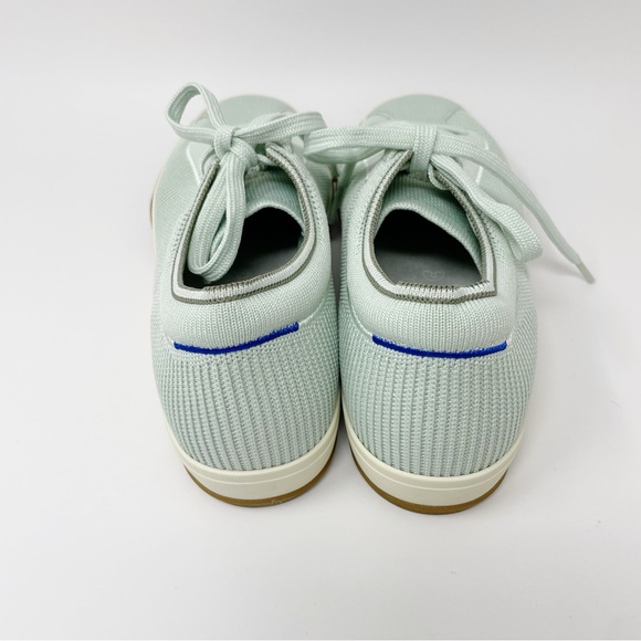 NWB ROTHY'S THE LACE UP SNEAKER SHOES IN SPEARMINT GREEN - Picture 5 of 6